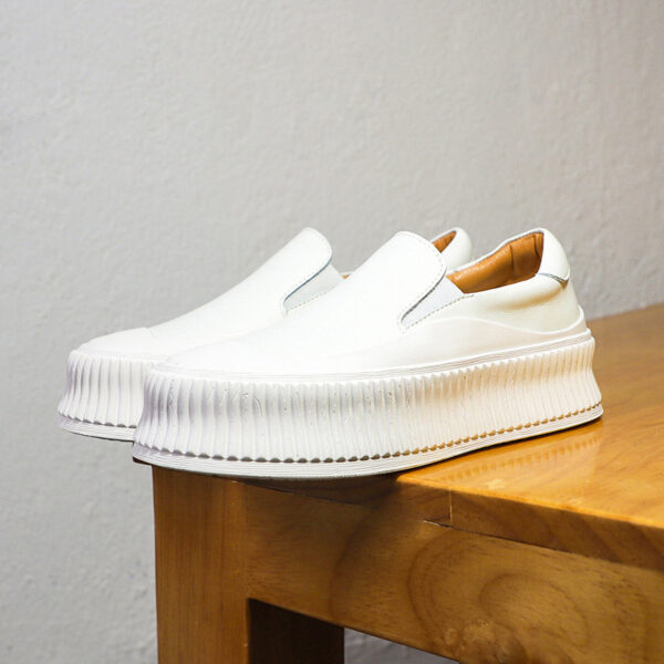 Platform Leather White - Image 2